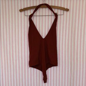 Express deep V body suit